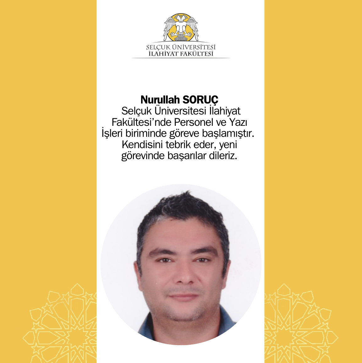 Nurullah Soruç, Personel ve Yazı İşleri Biriminde Göreve Başladı